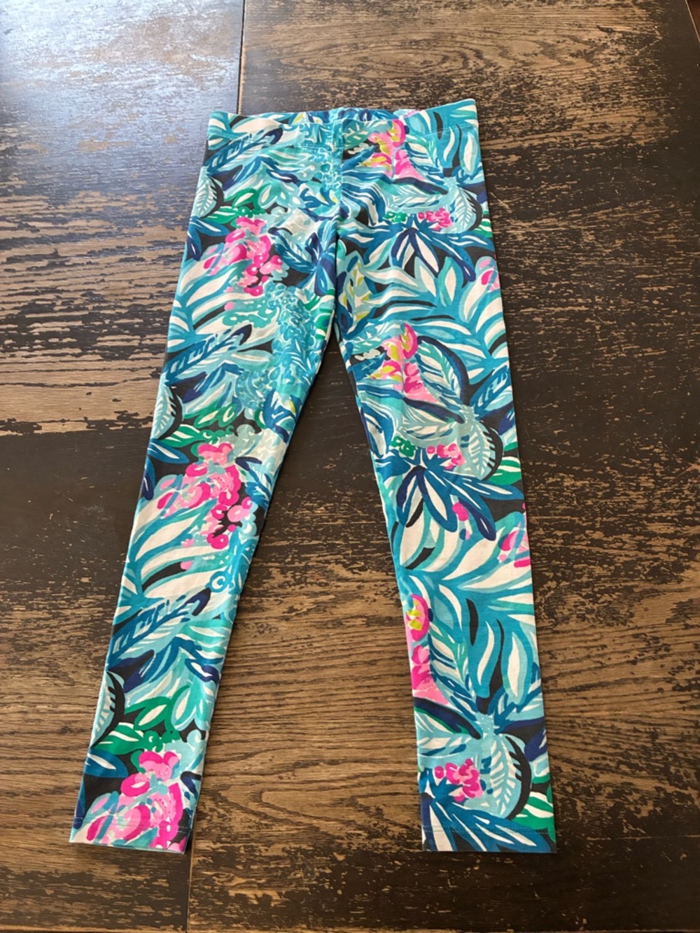 Lilly Pulitzer “Maldives” Tropical Floral Leggings